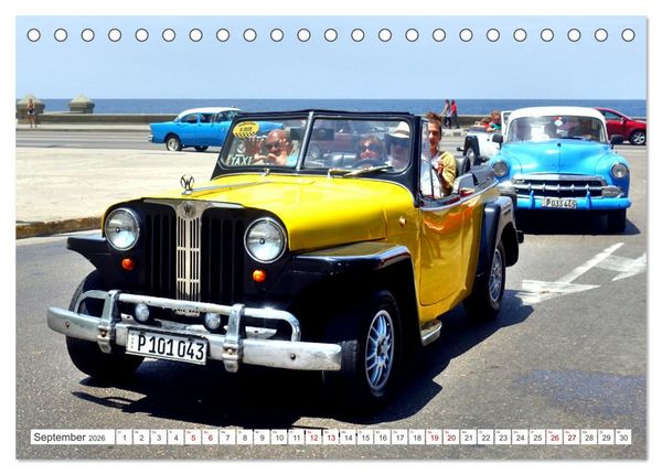 Produktbild: Best of Jeepster - Das Cabrio von Willys-Overland (Tischkalender 2026 DIN A5 quer), CALVENDO Monatskalender
