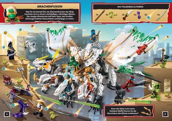 Produktbild: LEGO&reg; NINJAGO&reg; - Epische Duelle - Mein Wimmel-Stickerspa&szlig;