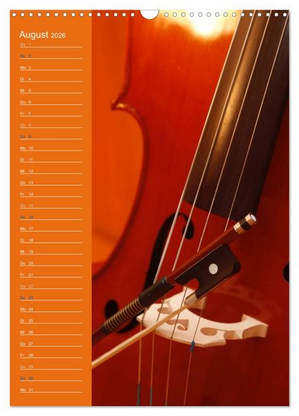 Produktbild: Geliebtes Cello (Wandkalender 2026 DIN A3 hoch), CALVENDO Monatskalender