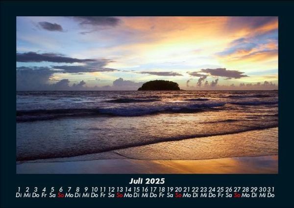 Produktbild: Sonnenuntergang 2025 Fotokalender DIN A5