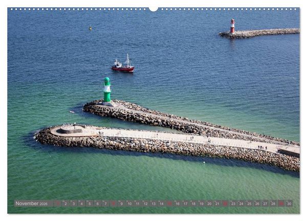 Produktbild: Ostseebad Warnem&uuml;nde (Wandkalender 2026 DIN A2 quer), CALVENDO Monatskalender