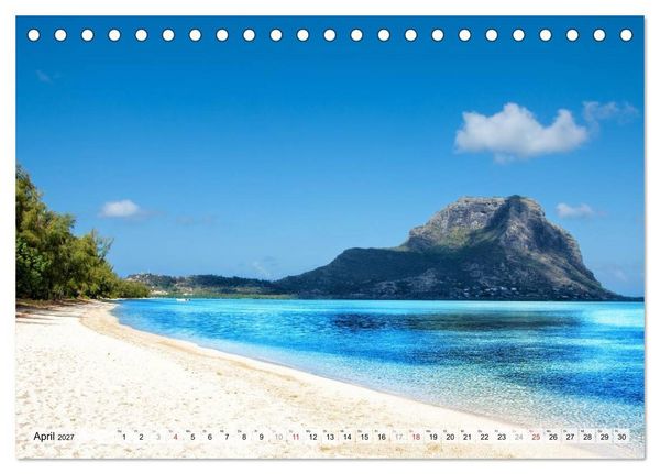 Produktbild: Mauritius - Perle im Indischen Ozean (Tischkalender 2027 DIN A5 quer), CALVENDO Monatskalender