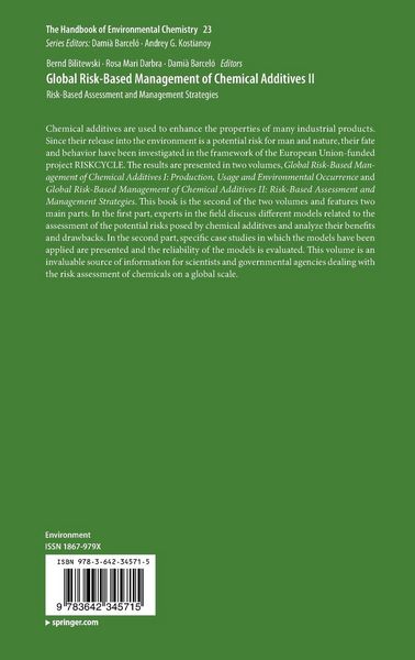 Produktbild: Global Risk-Based Management of Chemical Additives II