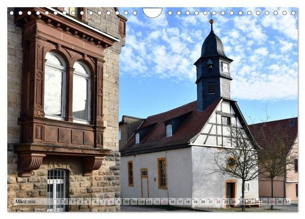 Produktbild: Wunderbares Th&uuml;ringen - besondere Dorfkirchen (Wandkalender 2026 DIN A4 quer), CALVENDO Monatskalender