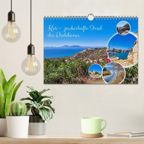 Produktbild: Kos - zauberhafte Insel des Dodekanes (Wandkalender 2026 DIN A4 quer), CALVENDO Monatskalender