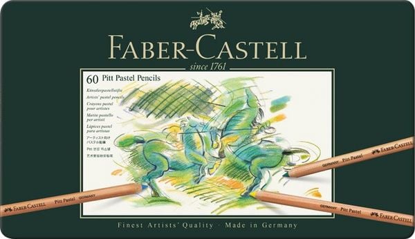 Produktbild: Faber-Castell Farbstifte Pitt Pastel, 60er Metalletui
