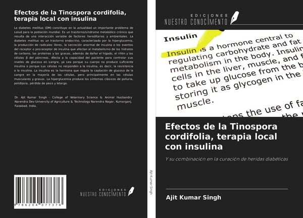 Produktbild: Efectos de la Tinospora cordifolia, terapia local con insulina