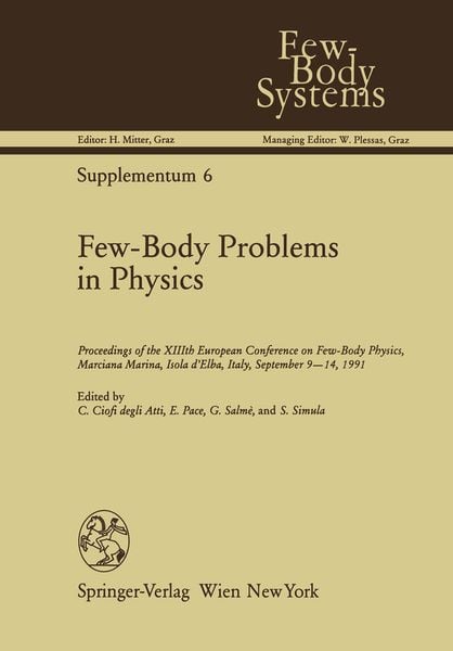 Produktbild: Few-Body Problems in Physics