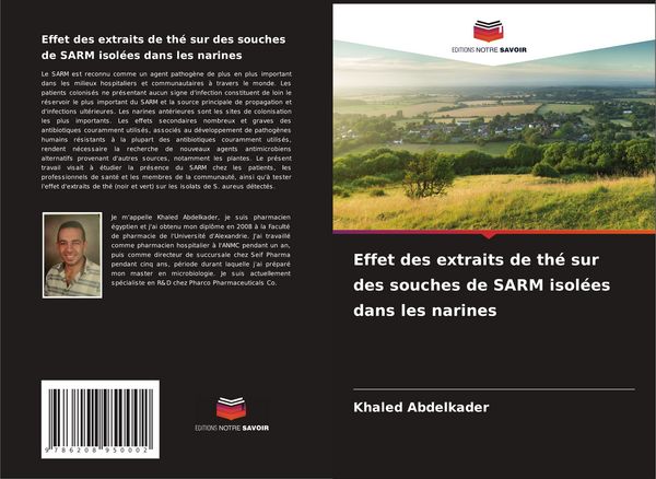 Produktbild: Effet des extraits de th&eacute; sur des souches de SARM isol&eacute;es dans les narines