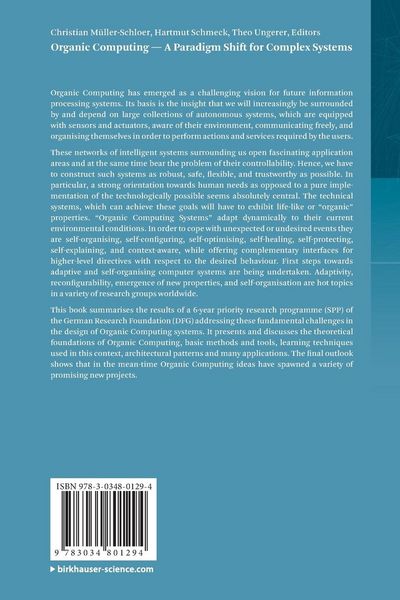 Produktbild: Organic Computing &mdash; A Paradigm Shift for Complex Systems