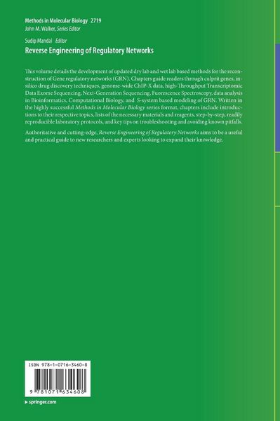 Produktbild: Reverse Engineering of Regulatory Networks