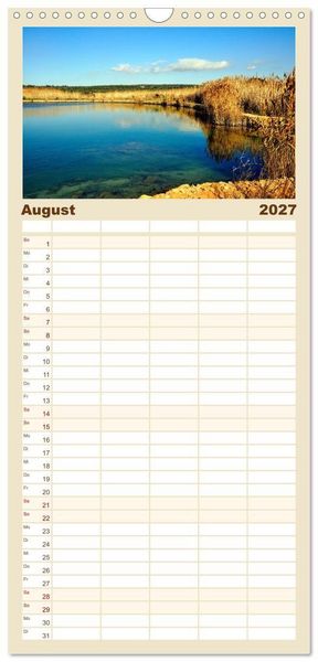 Produktbild: Familienplaner 2027 - il Salento Kulturlandschaft zwischen zwei Meeren mit 5 Spalten (Wandkalender, 21 x 45 cm) CALVENDO