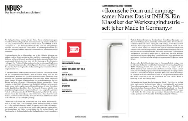 Produktbild: Deutsche Standards &ndash; Marken des Jahrhunderts 2022