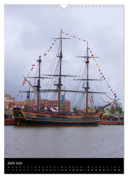 Produktbild: Bremerhaven an der Nordsee (Wandkalender 2026 DIN A3 hoch), CALVENDO Monatskalender