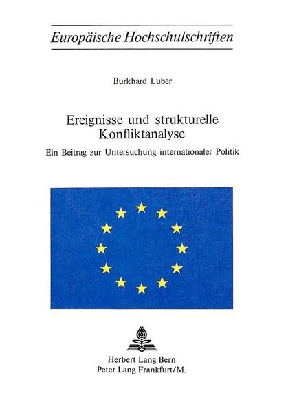 Produktbild: Ereignisse und strukturelle Konfliktanalyse