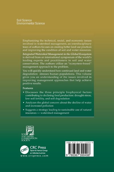 Produktbild: Integrated Watershed Management in the Global Ecosystem