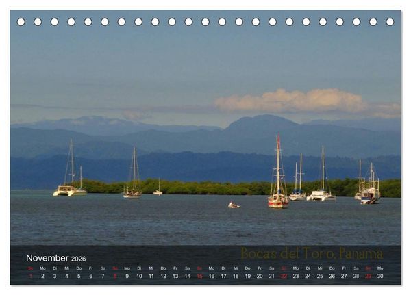 Produktbild: Von Mexiko nach Panama in 12 Monaten (Tischkalender 2026 DIN A5 quer), CALVENDO Monatskalender