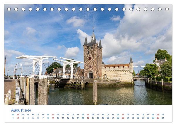 Produktbild: Sommer in Seeland (Tischkalender 2026 DIN A5 quer), CALVENDO Monatskalender