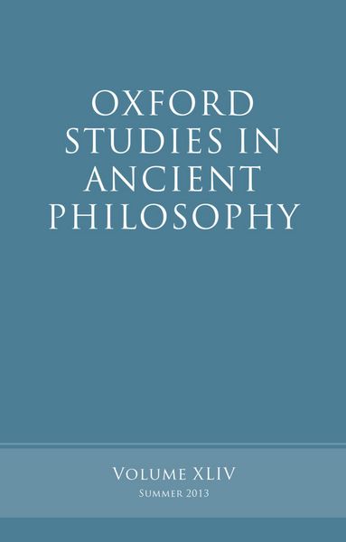 Produktbild: Oxford Studies in Ancient Philosophy, Volume 44