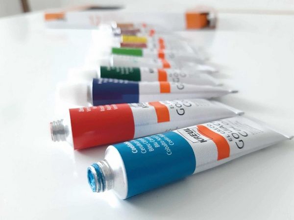 Produktbild: KREUL el Greco Gouachefarben Set 12 x 12 ml Tuben