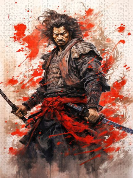 Produktbild: CALVENDO Puzzle Der Samurai - Loyalit&auml;t und Ehre bis in den Tod | 1000 Teile Lege-Gr&ouml;&szlig;e 64x48cm Foto-Puzzle f&uuml;r gl&uuml;ckliche Stunden