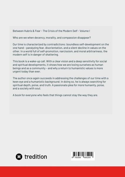 Produktbild: Between Hubris & Fear: The Crisis of the Modern Self Volume I