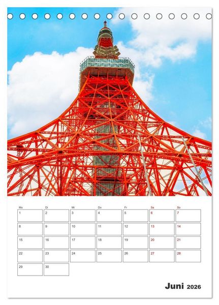 Produktbild: Eine Rundreise - Japan (Tischkalender 2026 DIN A5 hoch), CALVENDO Monatskalender