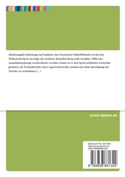 Produktbild: Attraktivit&auml;t des deutschen Profi-Fu&szlig;balls unter Ber&uuml;cksichtigung von Finanzausstattung und relativer Wettbewerbsf&auml;higkeit der Ligamannschaften