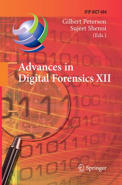 Produktbild: Advances in Digital Forensics XII