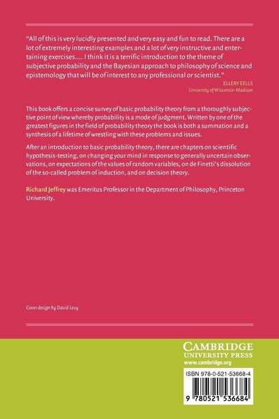 Produktbild: Subjective Probability