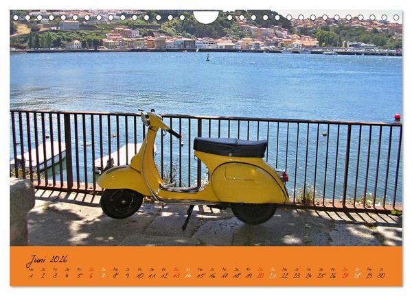 Produktbild: Vespa Liebe (Wandkalender 2026 DIN A4 quer), CALVENDO Monatskalender