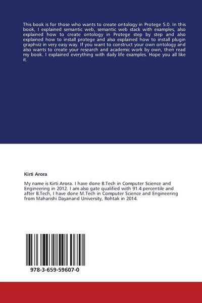 Produktbild: Construction of University Ontology in Semantic Web using Prot&eacute;g&eacute; 5.0