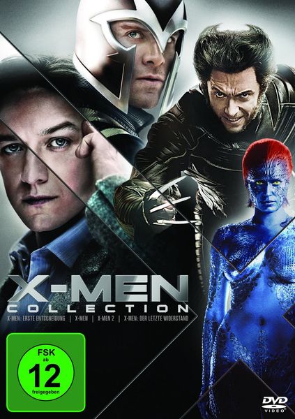 X-Men Movies Collection (inkl. X-Men Erste Entscheidung, X-Men, X-Men 2, X-Men 3) (4 DVDs)