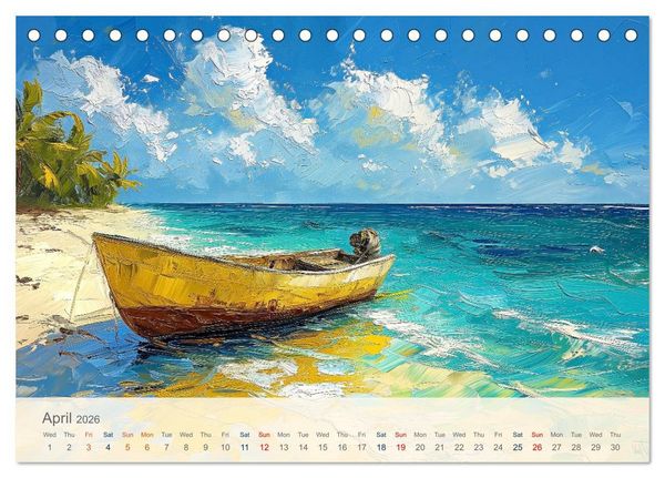 Produktbild: Impressions of landscape (Desk Calendar 2026 DIN A5 landscape), CALVENDO 12 Month DeskCalendar
