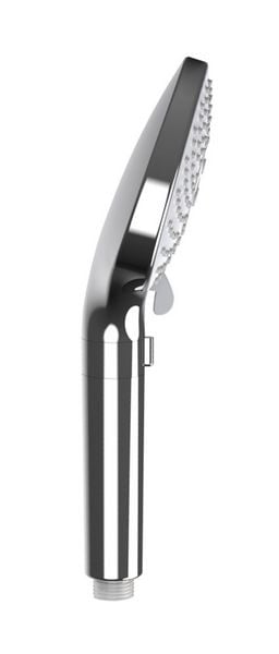 Produktbild: Duschkopf Mod. Water Saving, 12 cm, chrom, ABS, wei&szlig;, 3 Funktionen, wassersparend