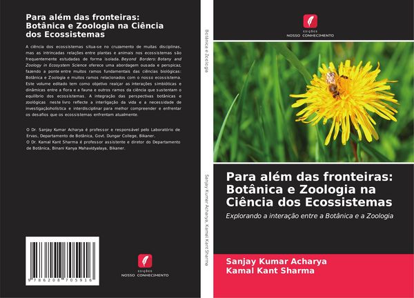 Produktbild: Para al&eacute;m das fronteiras: Bot&acirc;nica e Zoologia na Ci&ecirc;ncia dos Ecossistemas