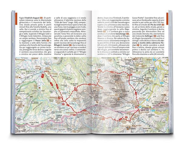 Produktbild: KOMPASS guida escursionistica Alpe di Siusi, Sassolungo, Sciliar, Val di Tires, 35 itinerari