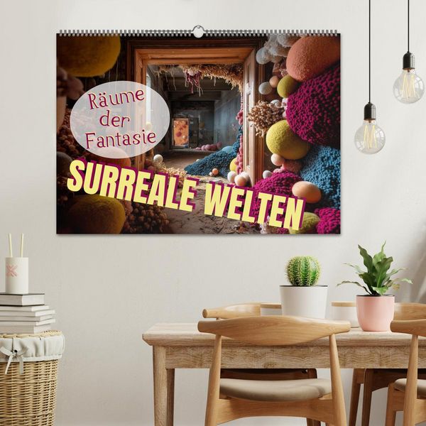Produktbild: Surreale Welten. R&auml;ume der Fantasie (Wandkalender 2026 DIN A2 quer), CALVENDO Monatskalender