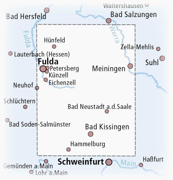 Produktbild: Rh&ouml;n 1:100 000