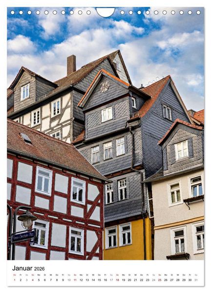 Produktbild: Marburg - Die Perle an der Lahn (Wandkalender 2026 DIN A4 hoch), CALVENDO Monatskalender