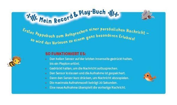 Produktbild: Mein Record & Play-Buch: Hab dich lieb, kleiner Schatz