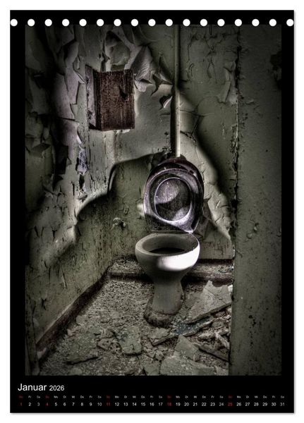Produktbild: Lost Places Vergessene Orte (Tischkalender 2026 DIN A5 hoch), CALVENDO Monatskalender