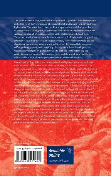 Produktbild: Handbook of Memetic Algorithms