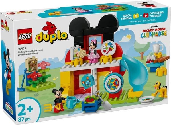 LEGO DUPLO Disney Micky Maus Wunderhaus mit Minnie und Pluto (10465); Bauset für Kleinkinder