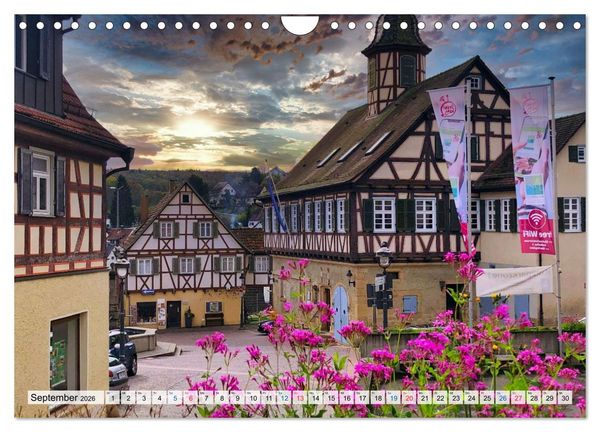 Produktbild: Rund um T&uuml;bingen und Sch&ouml;nbuch (Wandkalender 2026 DIN A4 quer), CALVENDO Monatskalender