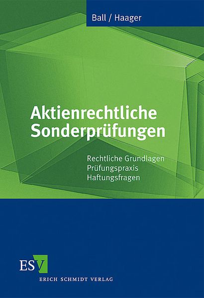Produktbild: Aktienrechtliche Sonderpr&uuml;fungen