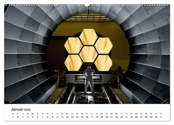 Produktbild: Abenteuer im Weltraum (hochwertiger Premium Wandkalender 2026 DIN A2 quer), Kunstdruck in Hochglanz