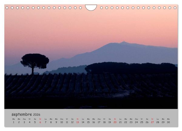 Produktbild: Le Mont Ventoux Le g&eacute;ant de Provence (Calendrier mural 2026 DIN A4 vertical), CALVENDO calendrier mensuel