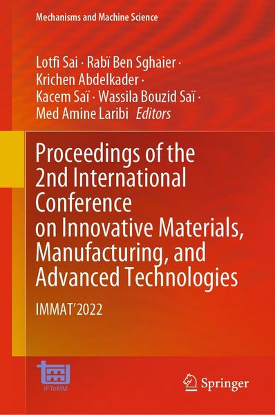 Produktbild: Proceedings of the 2nd International Conference on Innovative Materials, Manufacturing, and Advanced Technologies