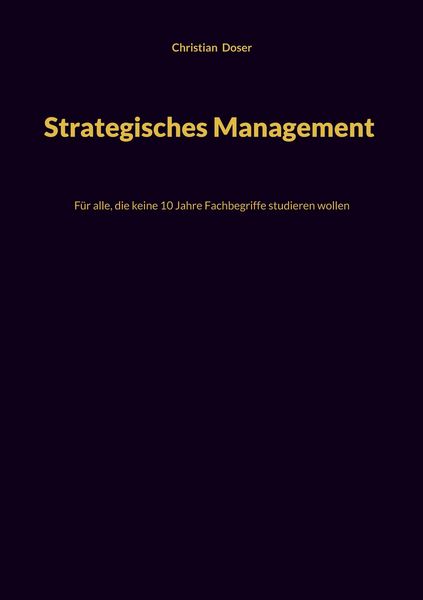 Produktbild: Strategisches Management